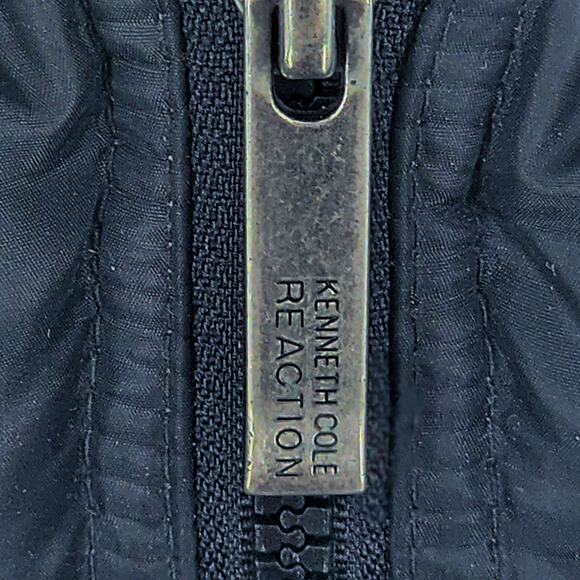 Kenneth Cole Reaction Men's Large Size Navy Blue Puffer Vest Down Adult Full Zip - Picture 4 of 7